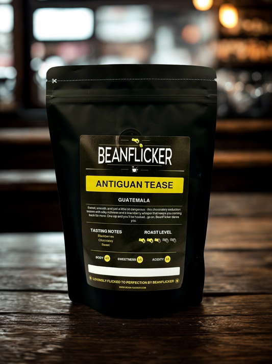 Antiguan Tease a premium quality Guatemalan coffee from Antigua by  Beanflicker.