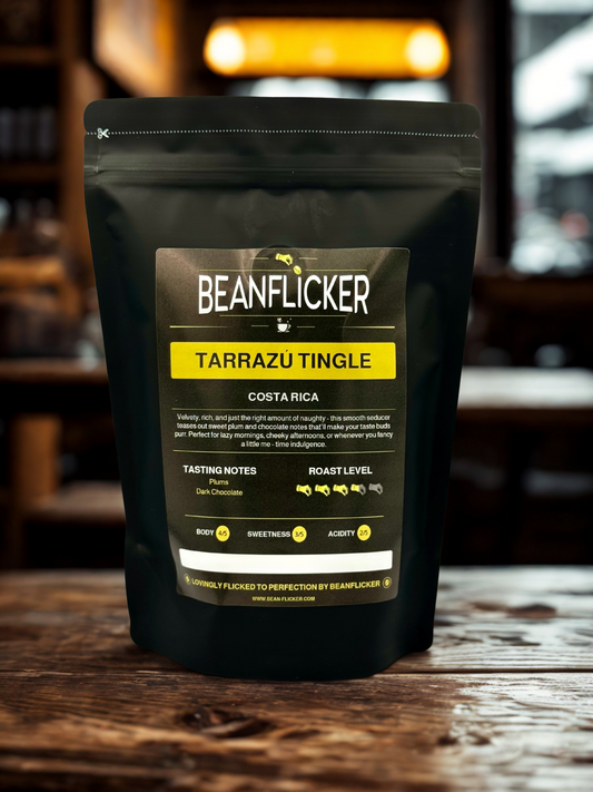 Tarrazú Tingle a premium quality coffee from Costa Rica by Beanflicker.